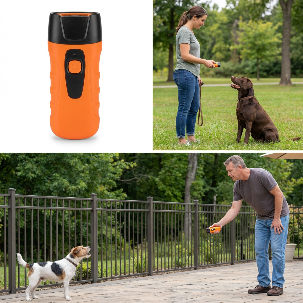 Pawfect - Dog Bark Repeller with LED Flashlight
