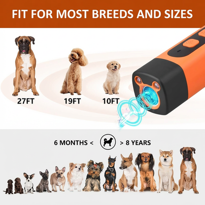 Pawfect - Dog Bark Repeller with LED Flashlight