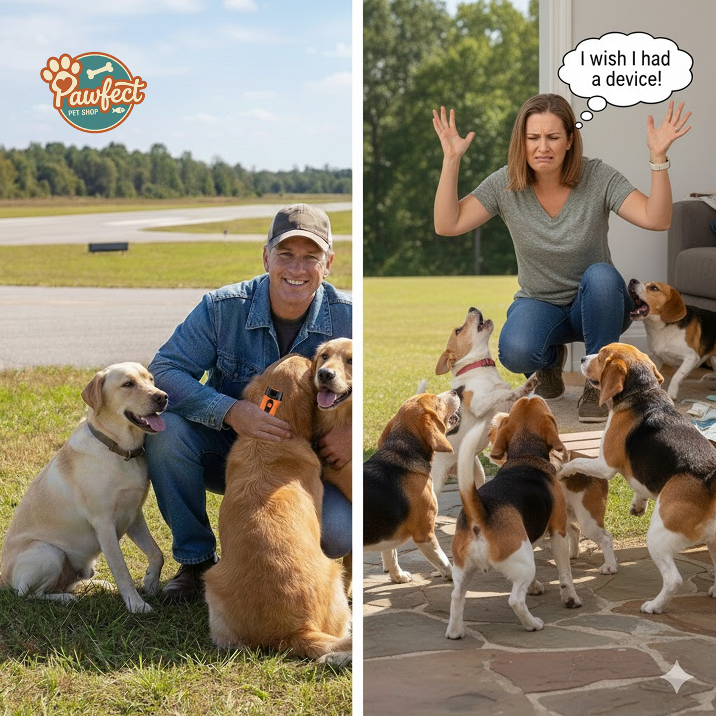 Pawfect - Dog Bark Repeller with LED Flashlight